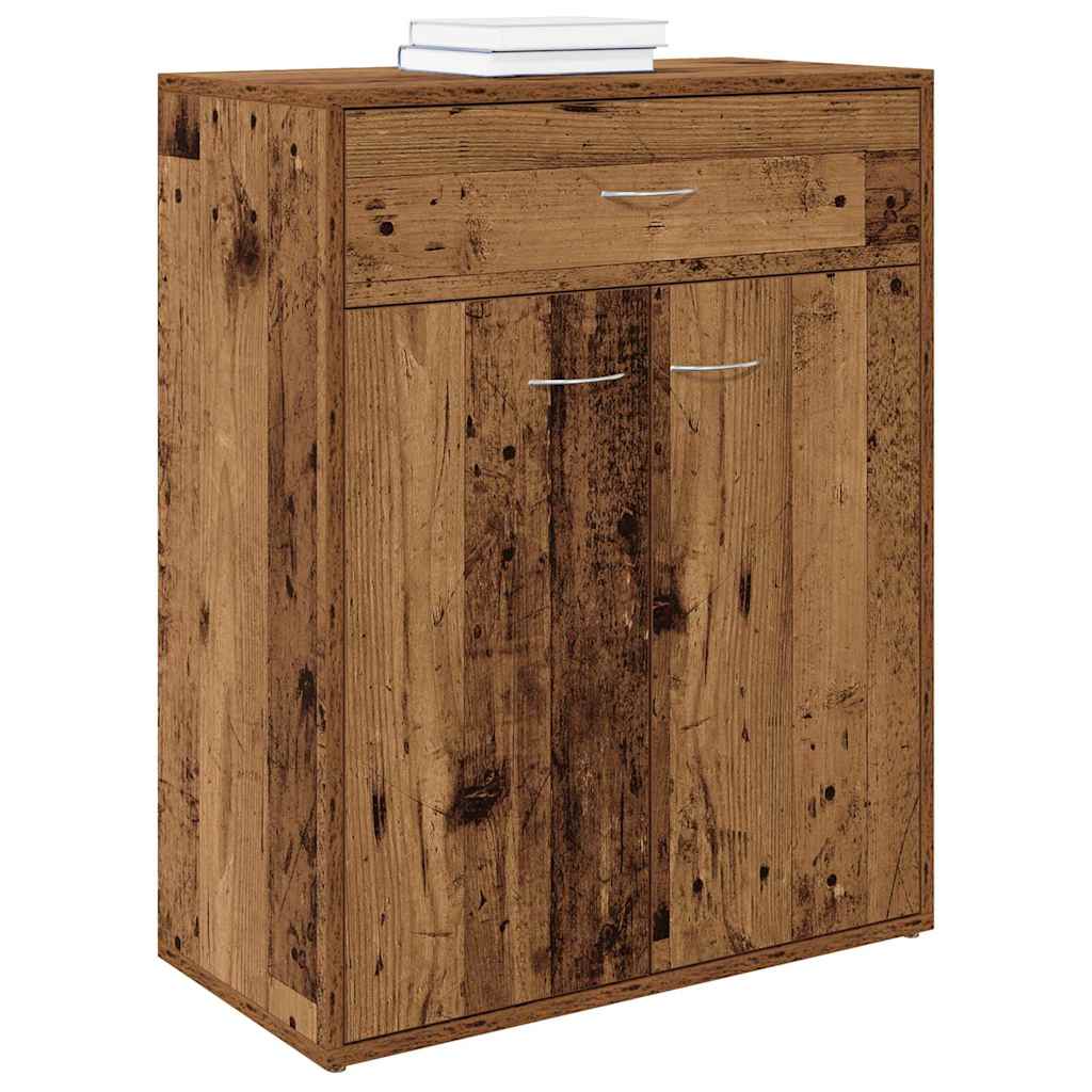 Sideboard in Rustic Wood Look 60 x 30 x 75 cm Engineered Wood