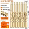 Plum Blossom Hexagon Gold Bit Set: T5-T20 Electric Screwdriver Tips