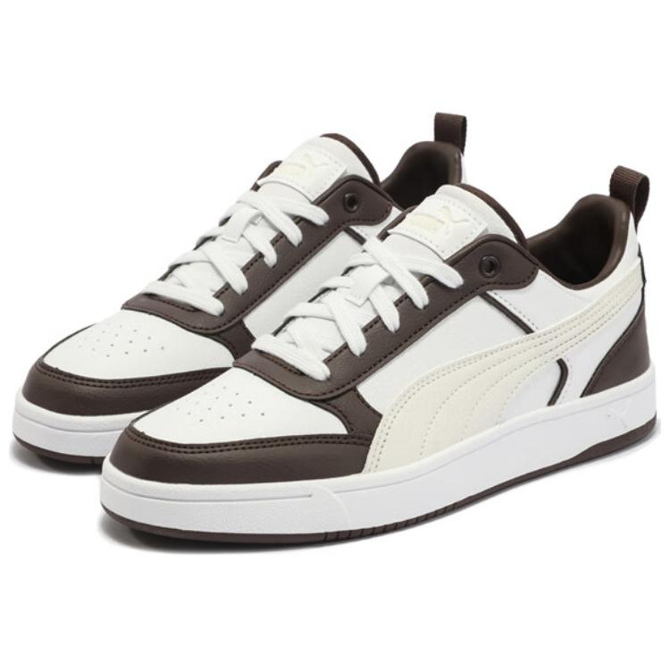 New PUMA DRIBBLE Low Top Casual Shoes Unisex White Black 400326-02
