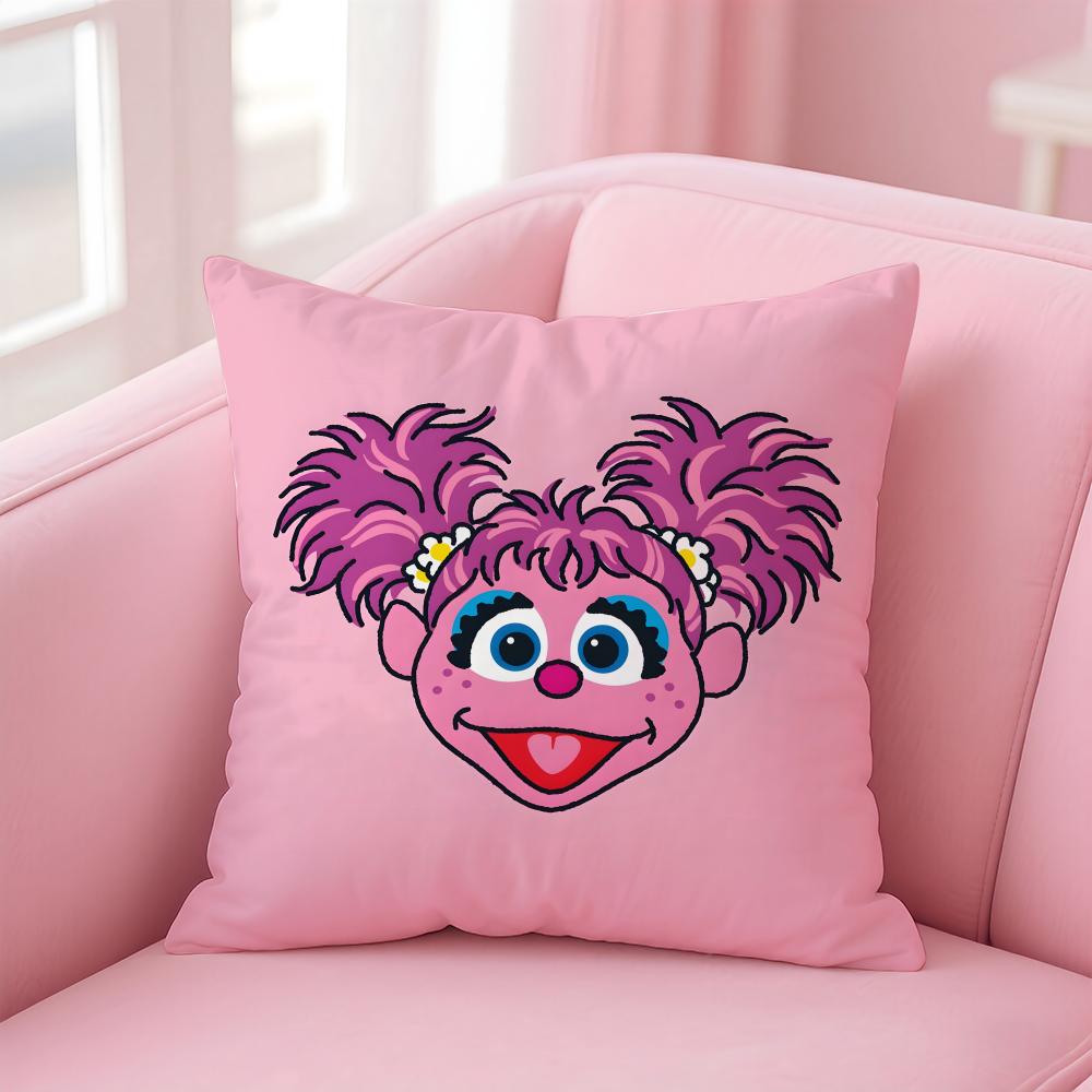AAbby Cadabby Cushion Cover Pillowcase Short Plush Invisible Zipper Room Sofa Cushion Cover