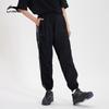Li Ning Badfive Series Loose Casual Sports Long Pants Women Bottoms Black AYKR128-2