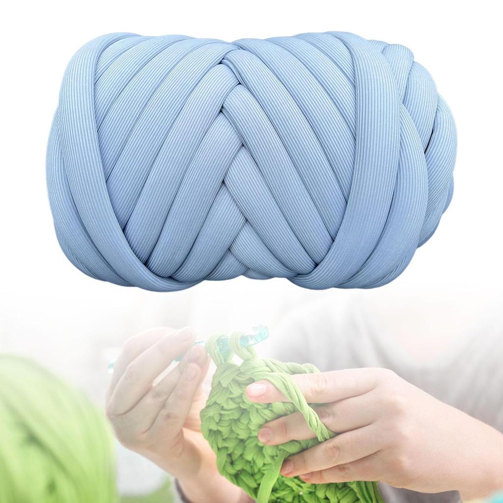 Cotton Polyester Chunky Yarn Bulky Chunky Yarn for Crochet Rug Making DIY