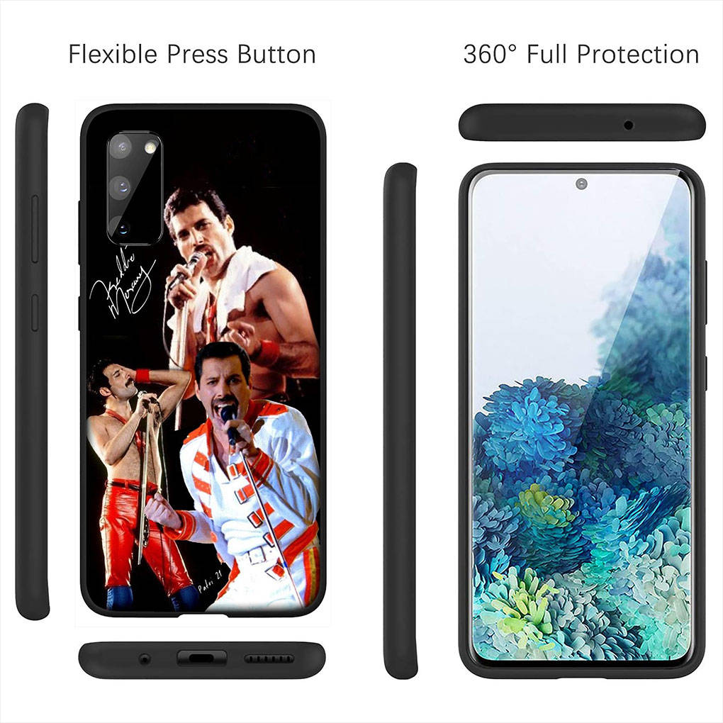 Hülle für iPhone 16 15 Xiaomi Redmi Note 14 13 12 11 Pro Max X 8 9 16e Samsung Galaxy S25 S24 S23 Moto A4 OPPO Huawei Queen Freddie Mercury Handyhülle