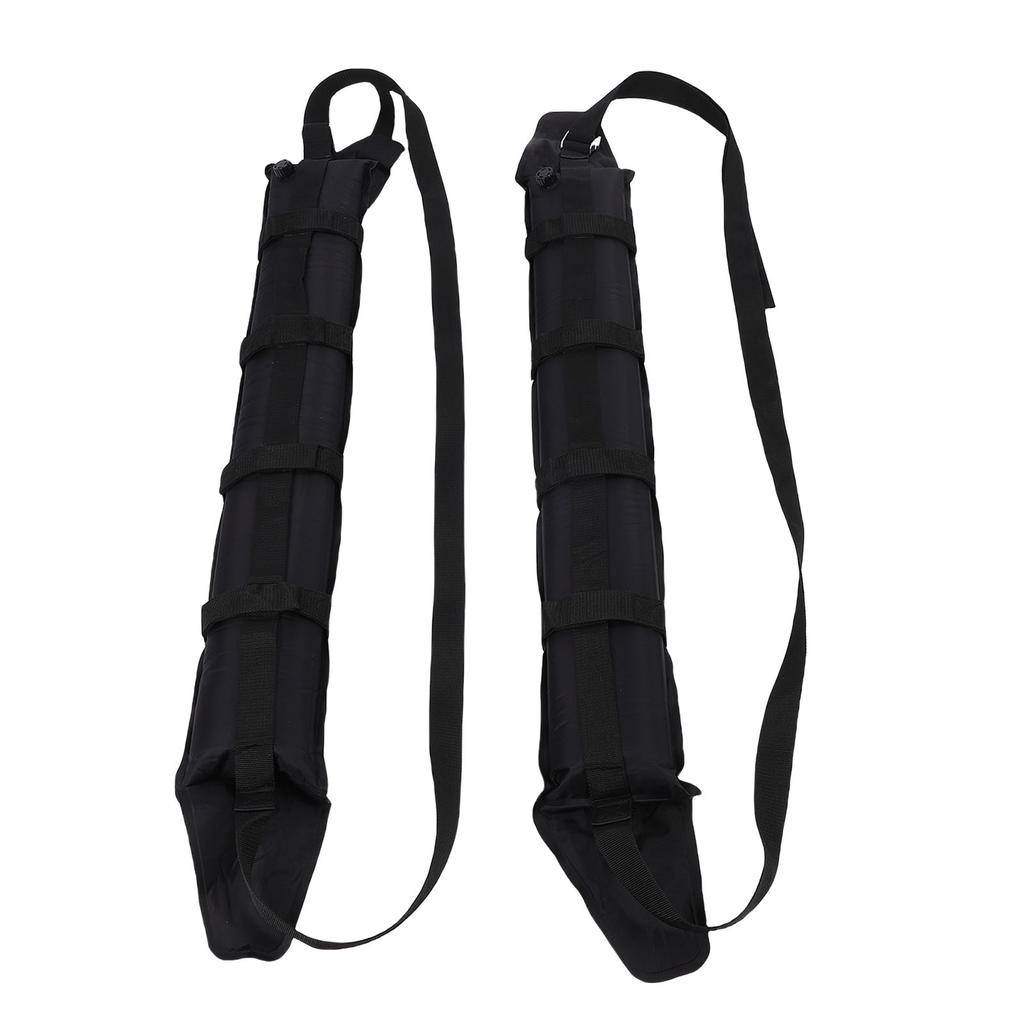 1 Pair Inflatable Soft Roof Rack Bar Luggage Carrier Auto Inflation Portable Weatherproof Universal Soft Roof Rack for