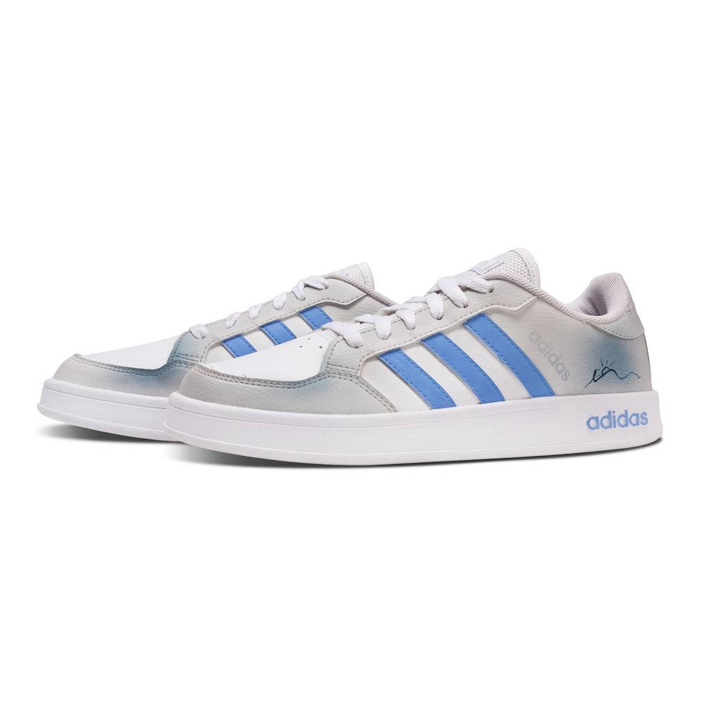 Adidas Neo Breaknet Skateboard Shoes Women's Low top White/Gray/Blue FX8725(Team580-)