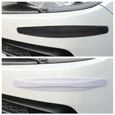 2 Stück Neue PVC-Autoschutzleiste Schutzleiste Kohlefaser-Autostoßstangenaufkleber Wasserdicht Kratzfest Auto-Kantenaufkleber