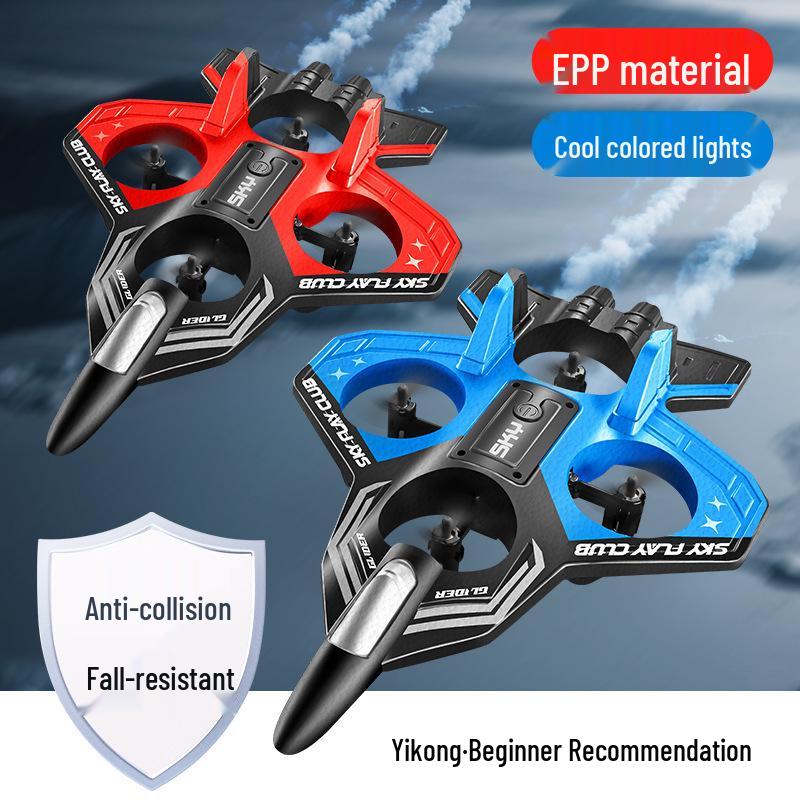 Remote Control Foam Fighter Drone for Kids – Model Airplane Glider Toy for Primary School Boys