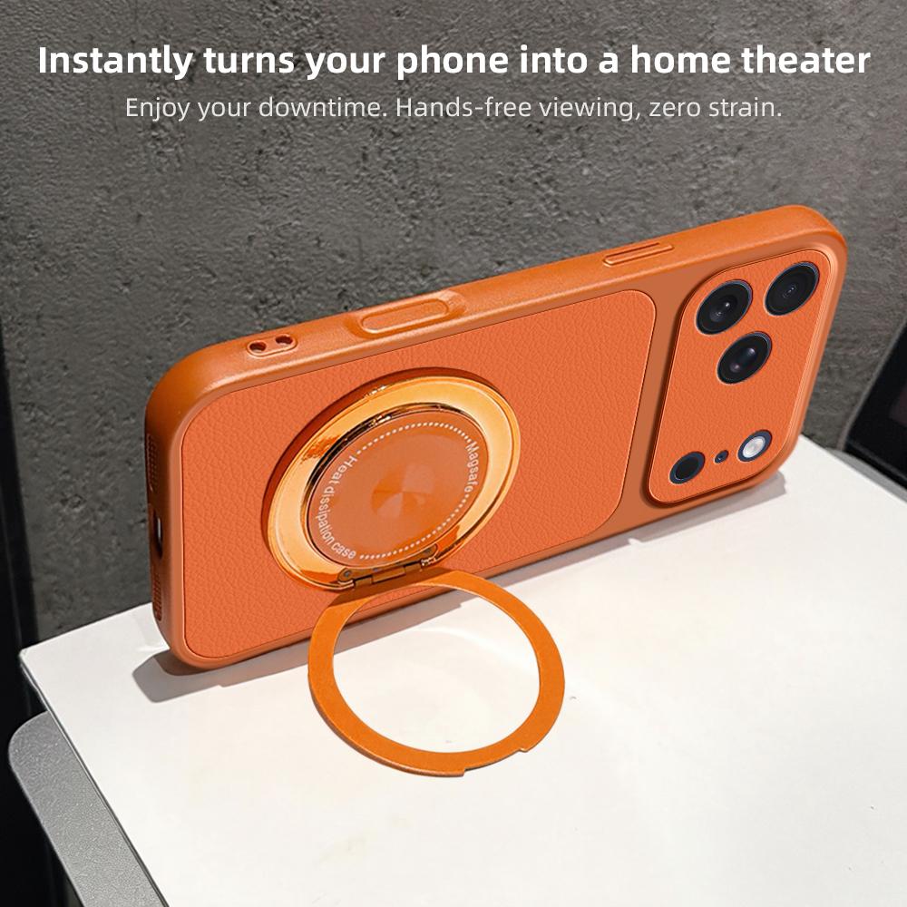 Phone Case For VIVO S60 S50 S30 Pro Mini S20 S19 S18 S18E S17 S17E S16 S16E 5G with MagSafe Ring Stand Cover