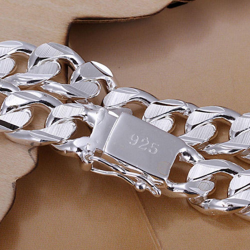 High-end Metal Two-color Silver Bracelet Men's Jewelry Men's Accessories