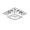 Modern Crystal Led Chandeliers Lighting 12W Led Lamps Living Room Bedroom Crystal Chandelier Led Lustre Chandelier Lamps
