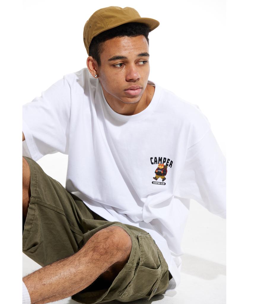CREAM SODA LAB Small Logo Camping Club Short Sleeve T-Shirt Set