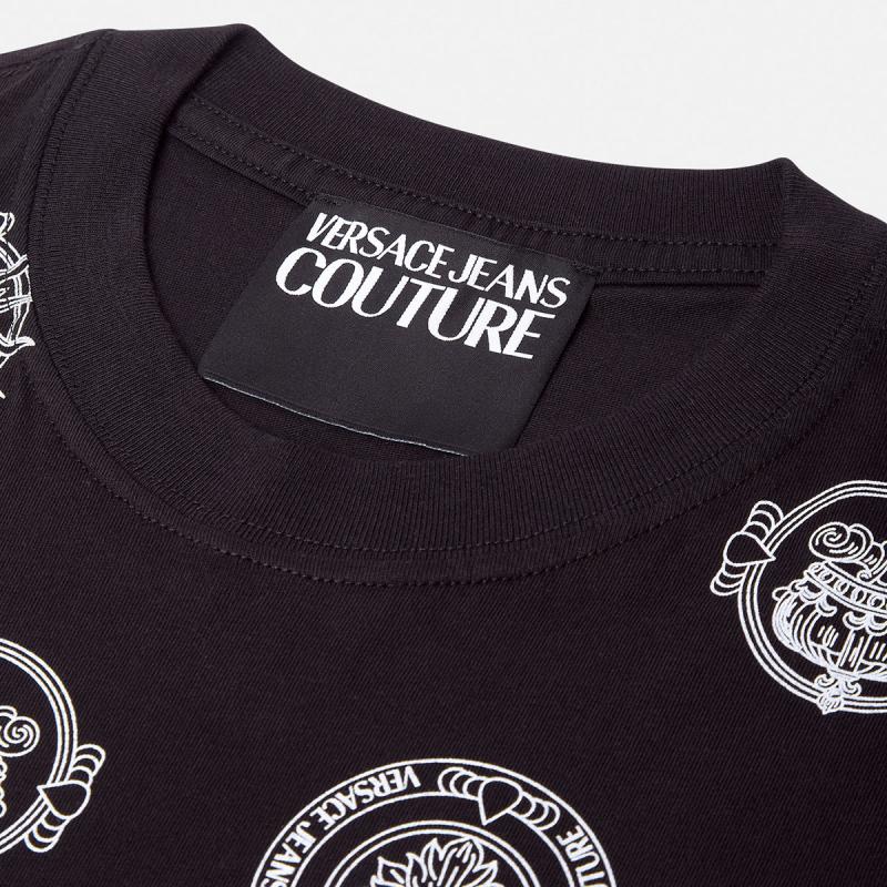 Versace Jeans Couture SS22 T Shirt Men's Black E72GAH6S4-EJS047-E899