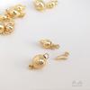 14K Gold Filled Round Ball Bar Clasp Pearl Necklace Clasp DIY Jewelry Accessories