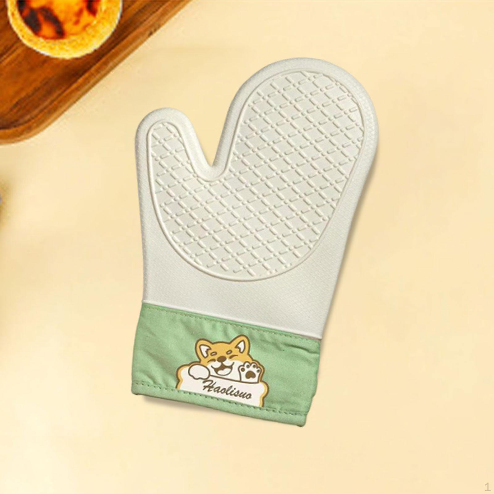 

Oven Mitt, Heat-resistant, Practical Gift, Non-slip Protection, Glove, Indispensable for Style B