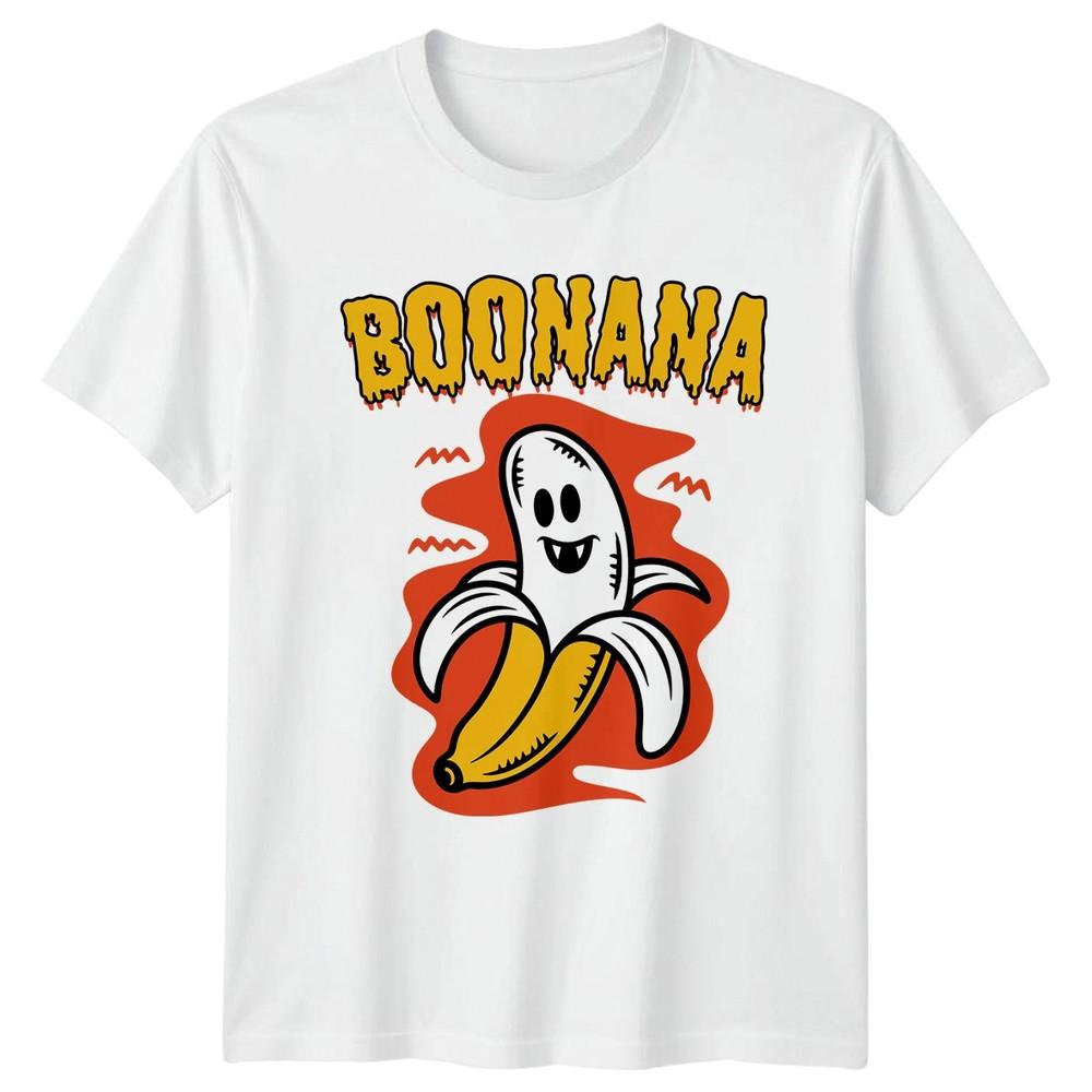 Boonana Halloween Holidays Unisexs TShirt Unisexs Tee Spooky Ghost Graphic S