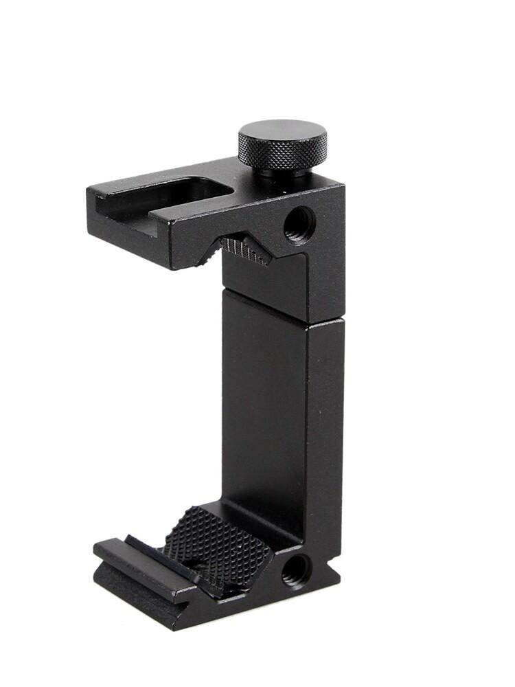 Metal Tripod Phone Holder with Gimbal Mount and Clip for Live Streaming