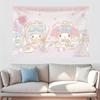 Sanrio For My Melodies And My Sweet Piano Tapestries Cartoon Room Decorations For Birthdays And Christmas Holiday Backgrounds