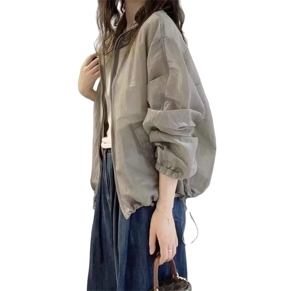 WURHUDC Sheer Lightweight UV Rash Sun Long Everyday Commuting Light Hoodie, Outerwear, Protection, See-Through Jacket, Thin, Spring, Summer, Autumn,