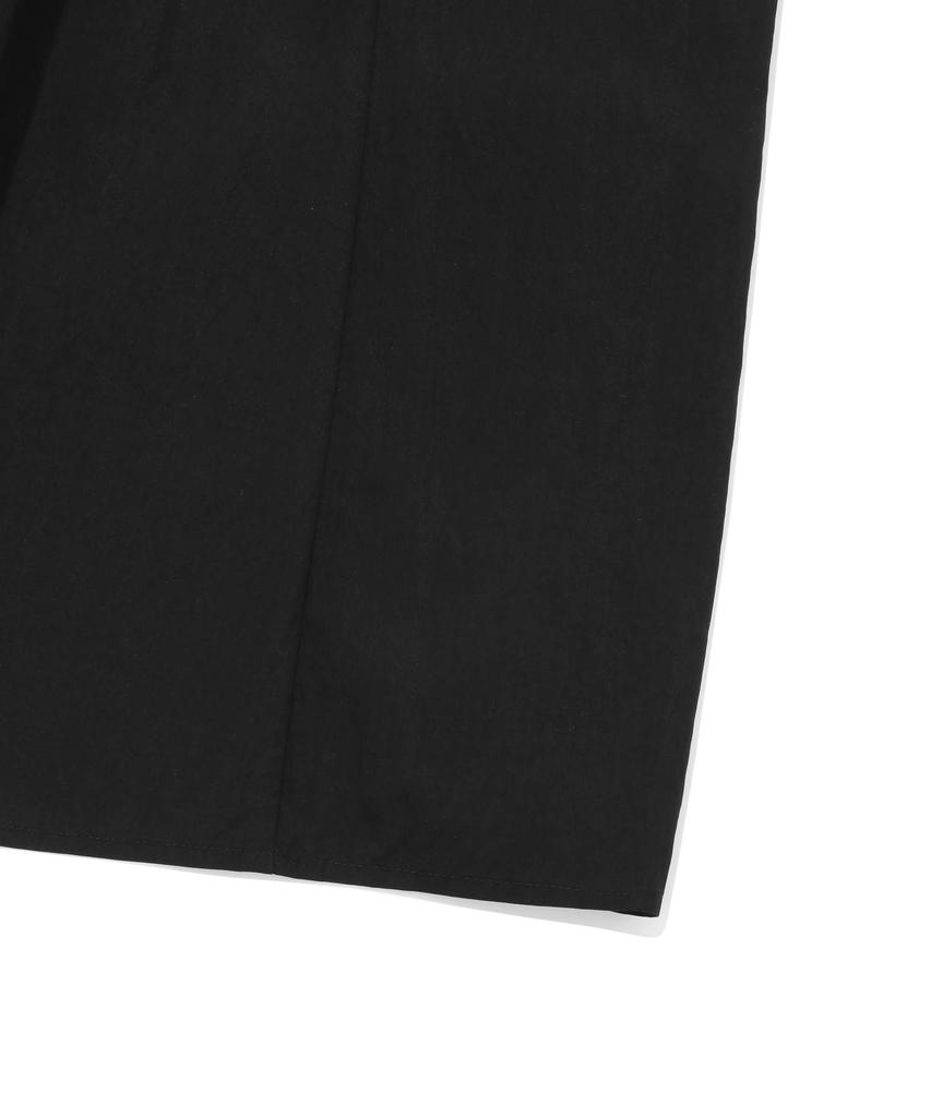 COVERNAT WOMAN Pleated Sleeveless Dress Black