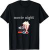 Movie Night Popcorn 3D Glasses Ticket Cinema Date Gift Unisex T-Shirt