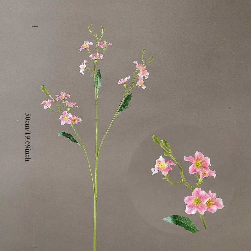 

Искусственные цветы Осенняя хризантема Одиночный стебель 5 голов Искусственная ромашка Искусственные цветы для домашнего декора 6pcs розовый