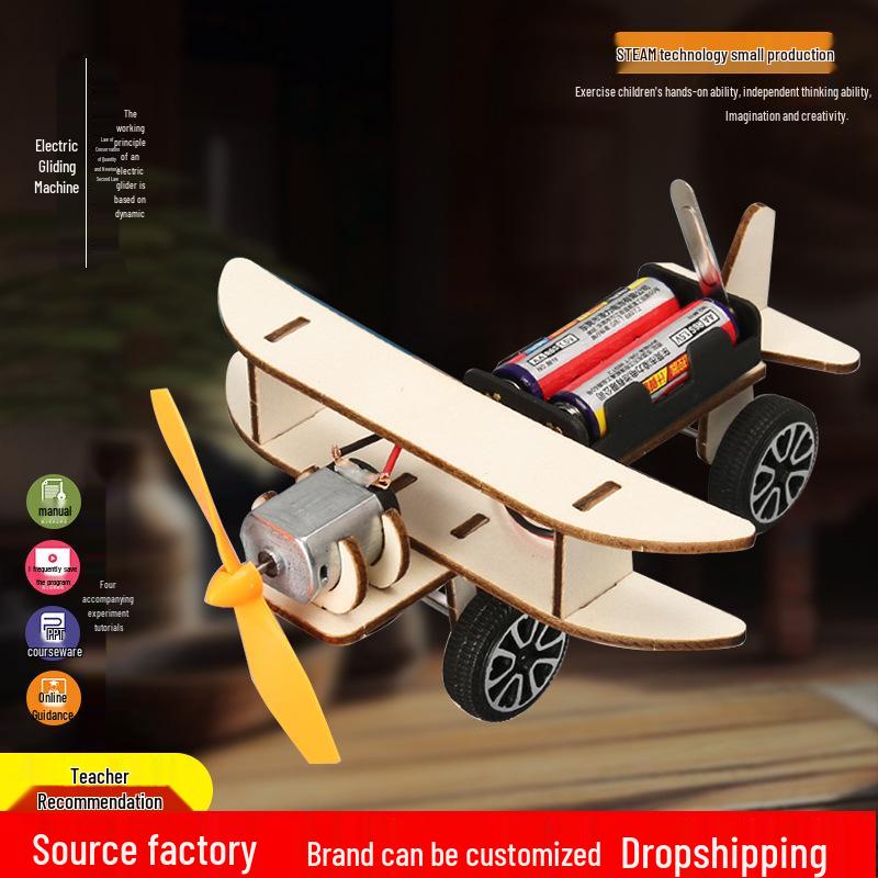 Electric Glider DIY Kit: Science Experiment for Kids' Hands-On Learning