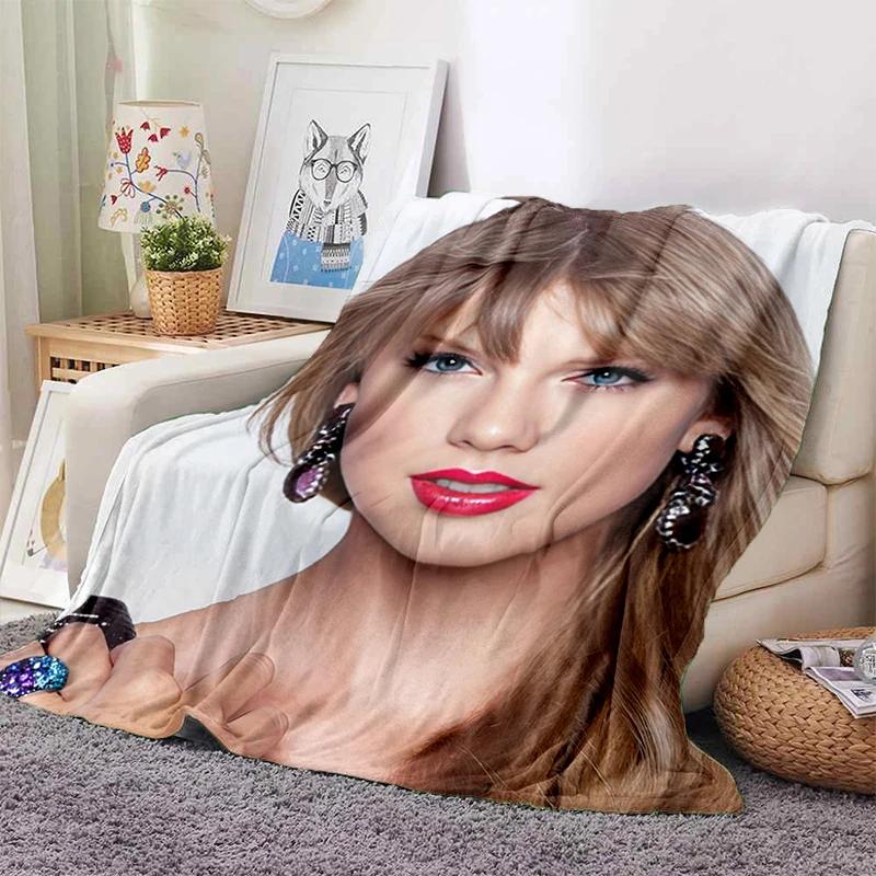 3D S-Swift Fashion Blanket,Soft Throw Blanket for Home Bedroom Bed Sofa Picnic Travel Cover Blanket Kids Gift