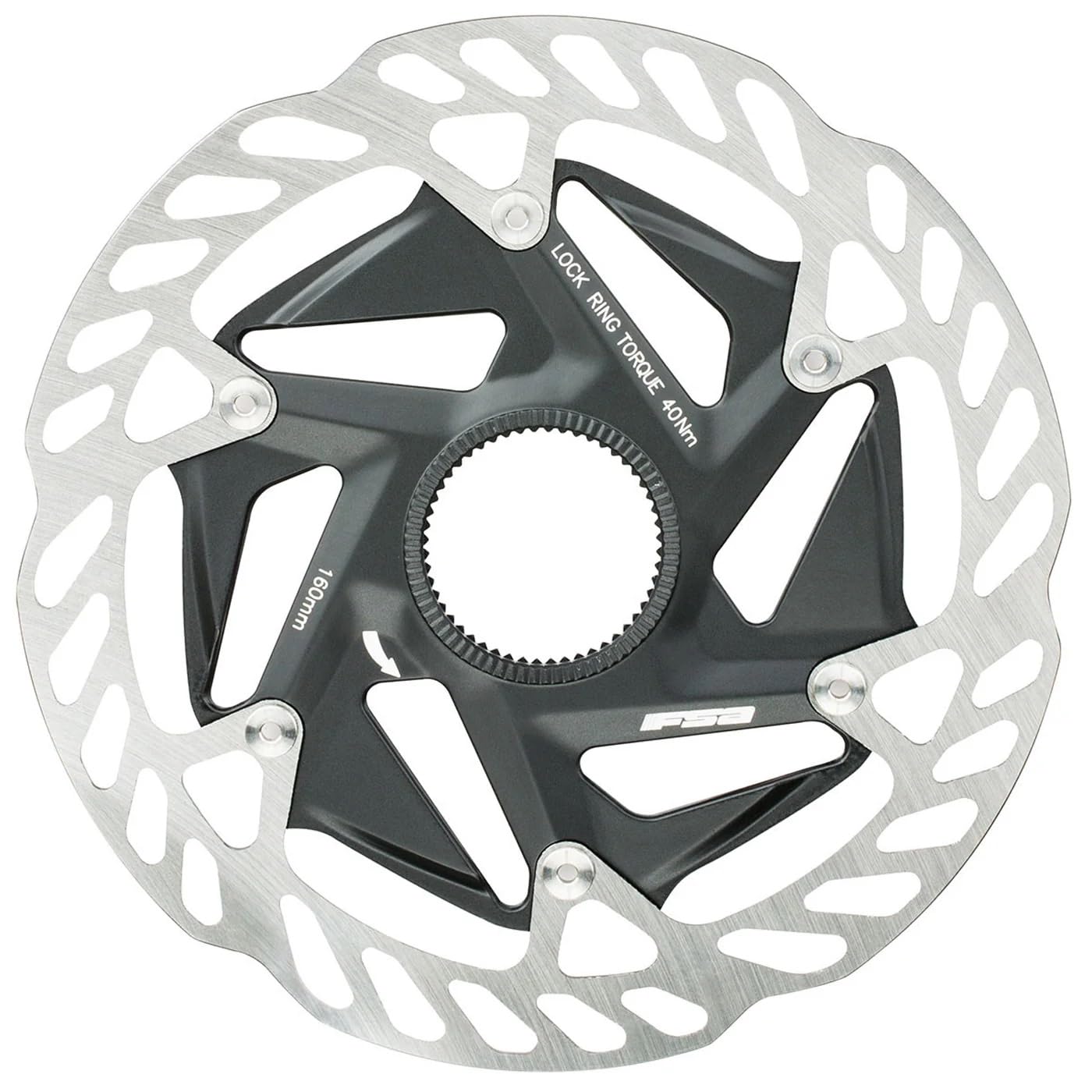 

Fsa Bicycle Brake Rotor WE Rotor 160mm RD8401 K-Force RDB-CL W/lockring 406-0081000010