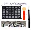 Soft Goods Roof Storage Net for Cars with Reinforced Mesh Panel and Four Point Roof Handle Mount for Cabin Order