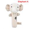 Baby Rattles Soft Cartoon Cute Plush Animal Toys Child Educational Handbells