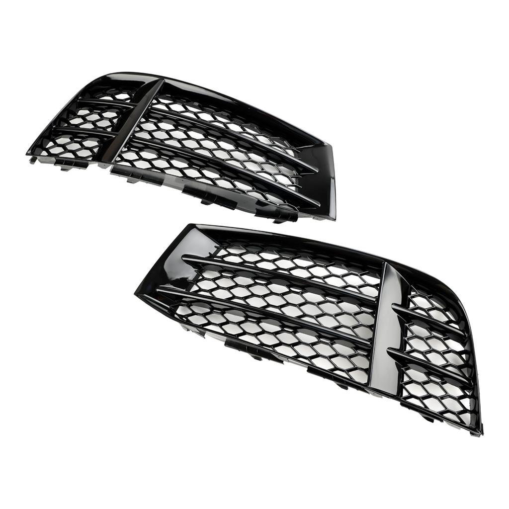 Front Bumper Lower Fog Light Cover Grill Grille 8T0807681F 8T0807682F Fit RS5 2010-2016
