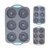 6-Cavity Silicone Ice Mold  Holiday Reusable Craft Supplies Silicone Wreath Cocktail Ice Molds For Freezer Chocolate Cake Food