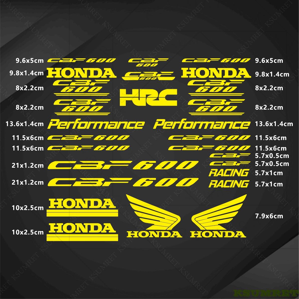 

For Honda Motorcycle Stickers CBF600 Logo Decal Waterproof