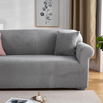 Solid Color Velvet Sofa Cover Sofa Slipcover Soft Fabric Stretch Sofa Slipcover L Shape Corner Funda Sofa Elastic Couch Cover