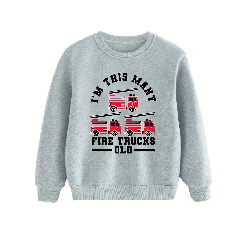 Kids Crewneck Sweatshirt, Christmas & Thanksgiving Carnival New Arrival, Cartoon Graphic Print, Spring Autumn Winter Holiday Tops