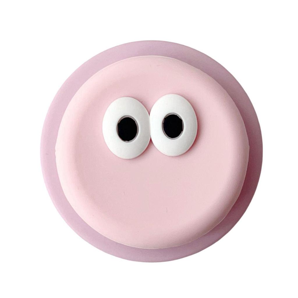 Dopamine Cartoon Eyes MagSafe Silicone Stand with Retractable Airbag