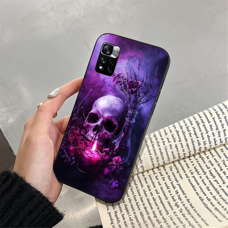 Telefoonhoesje Voor Xiaomi Redmi note 14 Pro 14 13 12 11 10 Pro 14S 12S 11S Redmi 14C 13C 10 Schedel