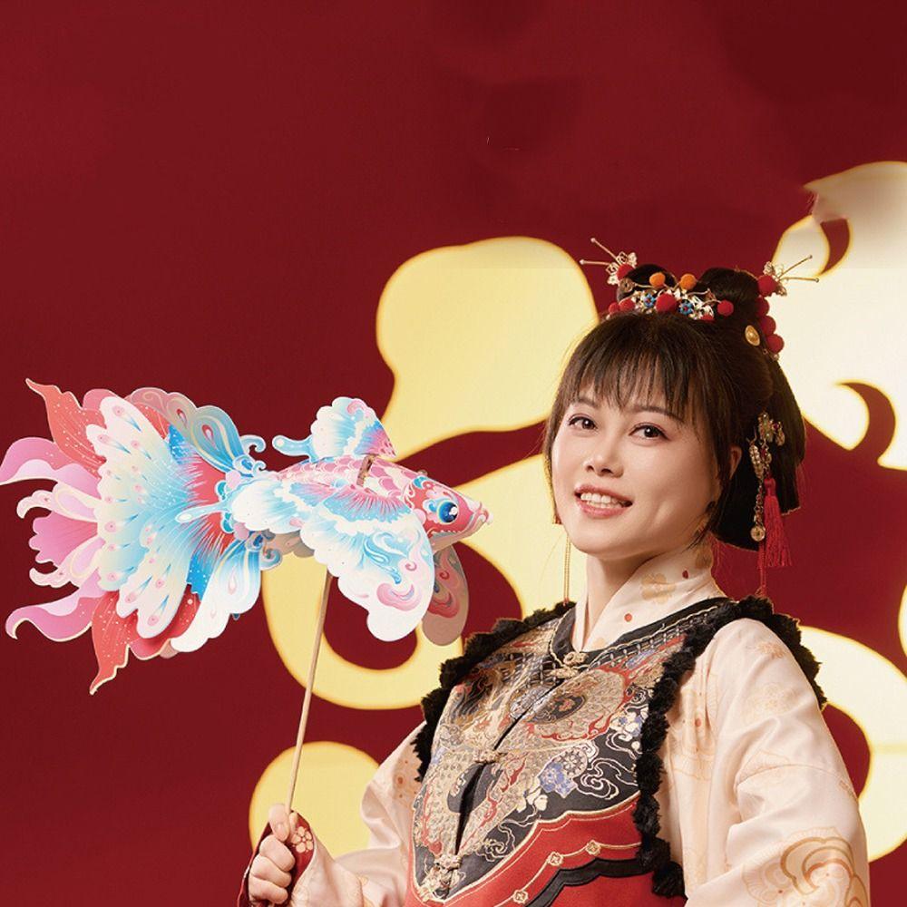 Chinese Style New Year Fish Lantern Traditional Celebration Lantern Home New Year Decoration