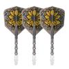 CUESOUL ROST AK5 Integrated Flights, Big Wing Shape, Set of 3, Two-Color Flights, Gray, Size L (AK5711-8L-1)