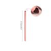 Stainless Steel Straw Creative Romantic Pink Heart Straw For Drinking Juice Milk Parties Supplies