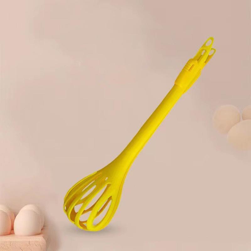 Manual Egg Beater And Whisk - Egg Mixer, Hard Boiled Egg Turner, Food Tongs, And Cream Whipper For Baking And Cooking