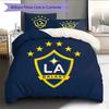 LA Galaxy Pattern Bedding Quilt Set  Home Decoration  Gift (1 * duvet cover + 2 * pillowcase  without core)