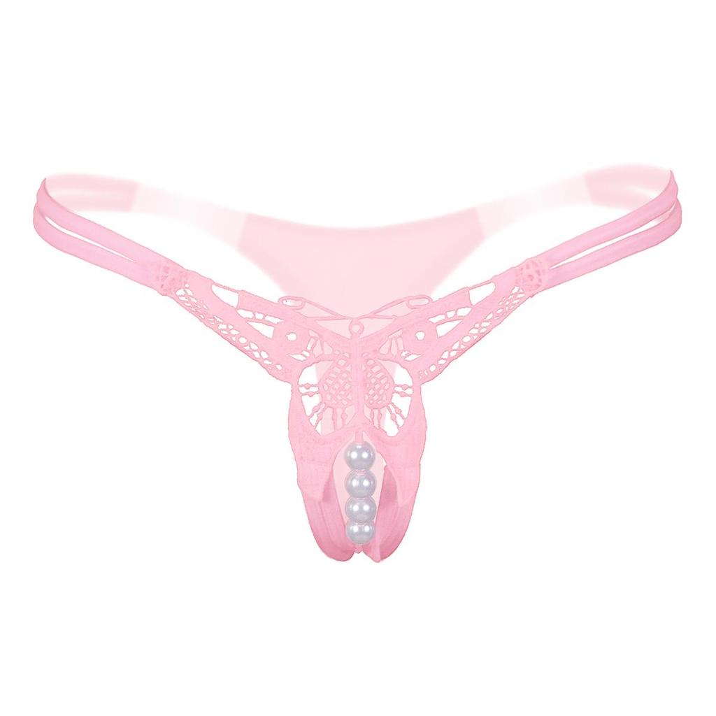 Transparent Women's Panties Female Lace Underwear Open Sexy Lingerie Erotic Panty Hot G-String Cute Bow