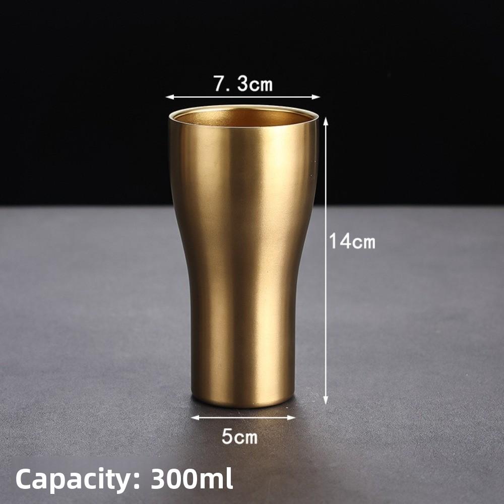 Double-Wall Beer Cups Stainless Steel Juice Tea Cup New Cold Water Drinks Cup Kitchen