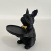 Lovely Dog Statue Key Candy Bowl Dog Statues Figurines Entryway Table Ornament for Office Home Decors New Year Gift