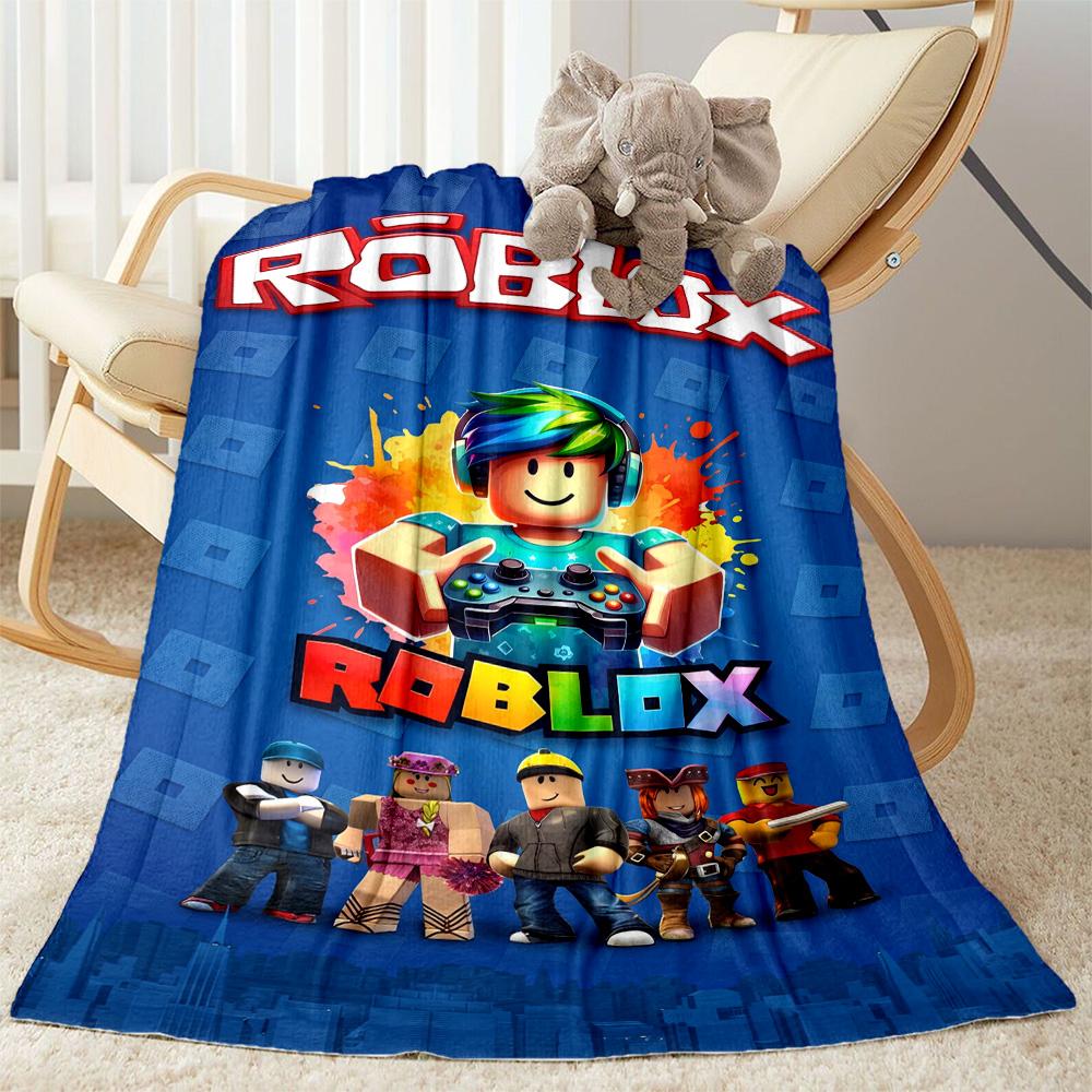 Roblox 301 Coperta Calda Decorativa Perfetta per Biancheria da Letto Picnic Ufficio per Tutte le Stagioni Calda Decorazione Regalo Perfetto per Parenti e Amici