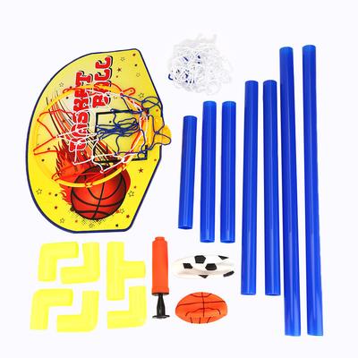 2 in 1 Kinder tragbare Fußball Basketball Set Fußball Ziel Hoop Backboard Sport Spielzeug für Kinder