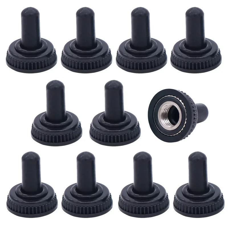 10Pcs Light Blue Miniature Toggle Switch MTS-102/103/202/203 3 Pin 6 Pin Rocker Power Switch ON-OFF-ON / ON-OFF Waterproof Cap Switches4