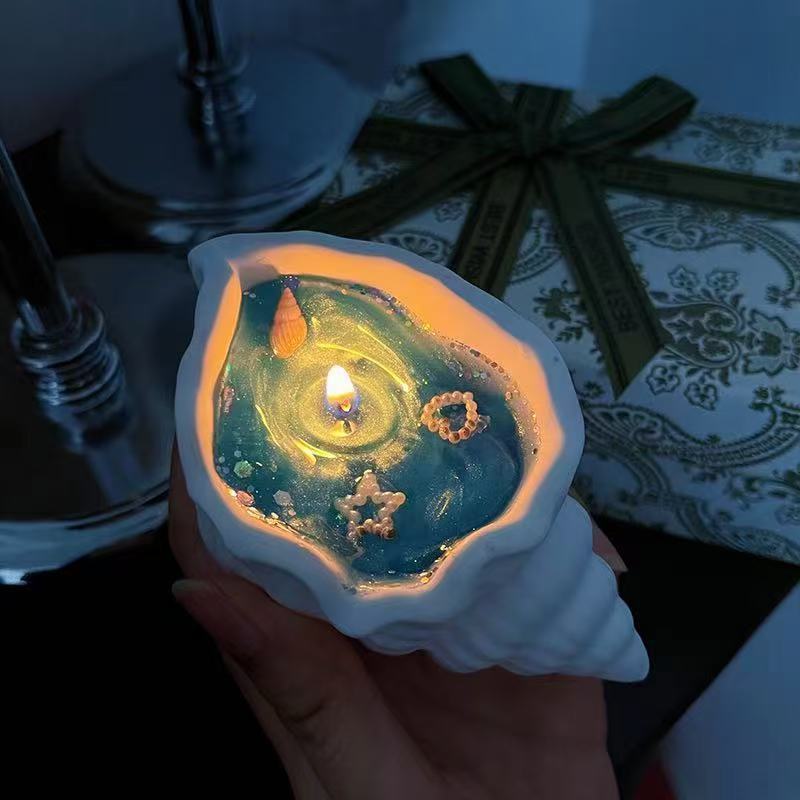 Conch Scented Candle Ornament Gift Bedroom Incense
