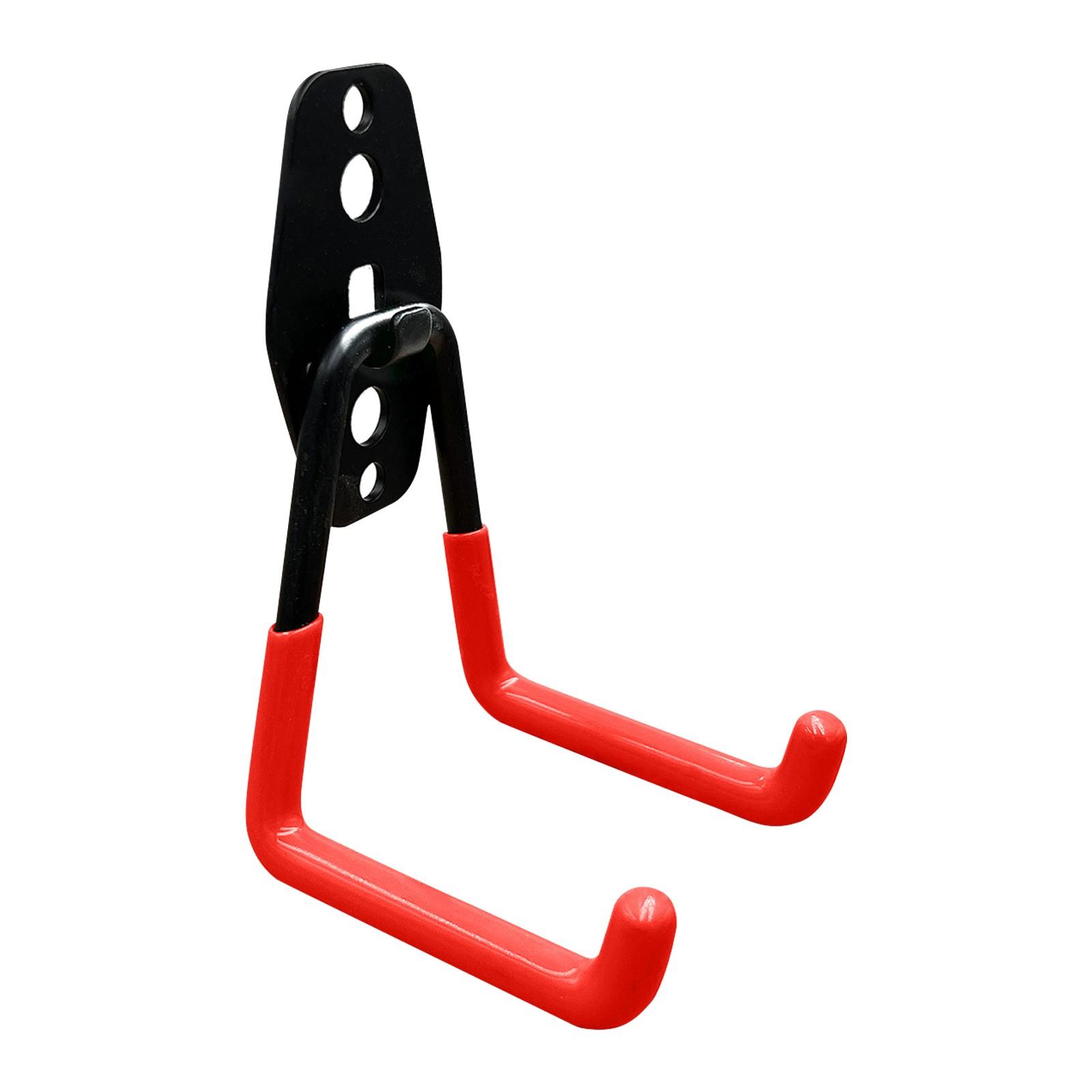 

Гаражные крюки, Сверхпрочные стальные крюки для хранения в гараже, Держатели для инструментов для настенного крепления на утилитарную стену с противоскользящим покрытием оранжевый